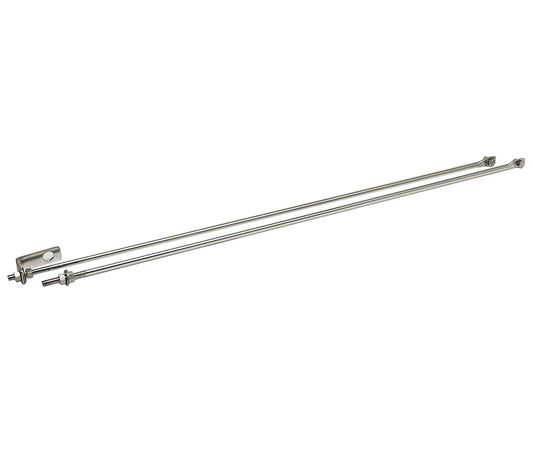 Kentrol Jeep CJ Strut Rod Kit  72-86 CJ Polished Silver Kentrol