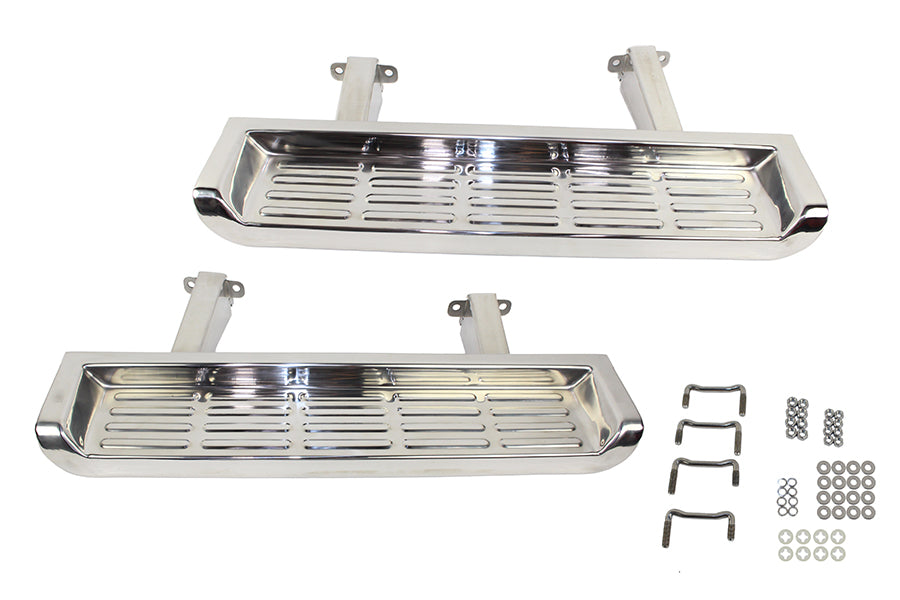 Kentrol Jeep TJ Side Steps Pair TJ - 2001-06 Polished Silver Kentrol