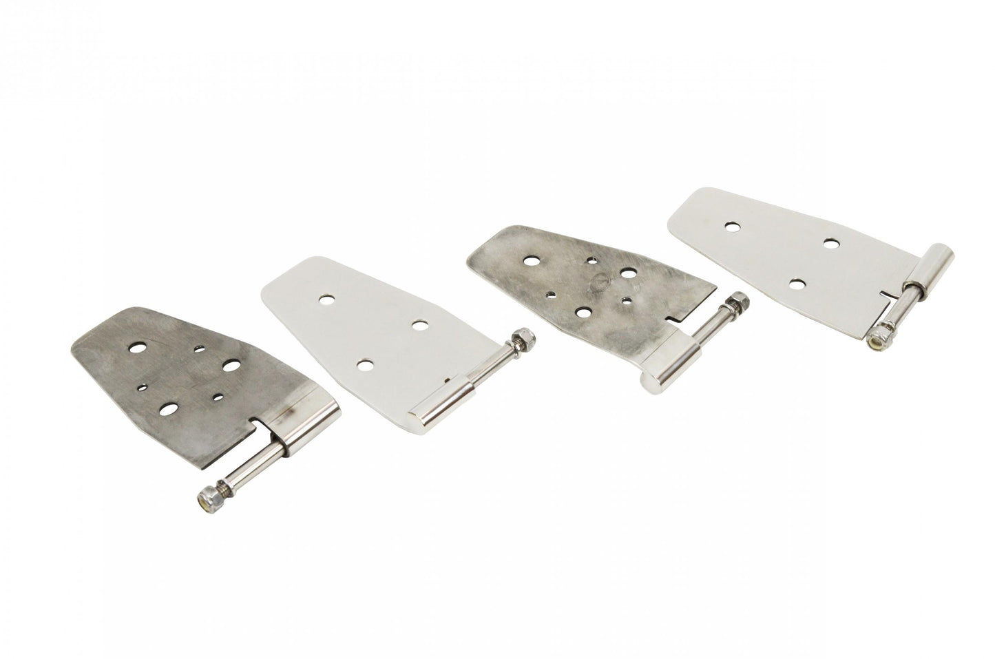 Kentrol Jeep TJ Door Hinge Set 4 Pieces 97-06 Wrangler TJ Polished Silver Kentrol