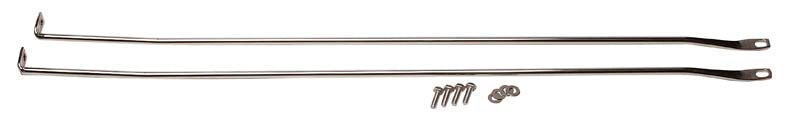 Kentrol Jeep TJ Strut Rod Kit  97-06 Wrangler TJ Polished Silver Kentrol