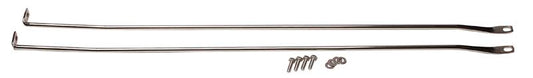 Kentrol Jeep TJ Strut Rod Kit  97-06 Wrangler TJ Polished Silver Kentrol