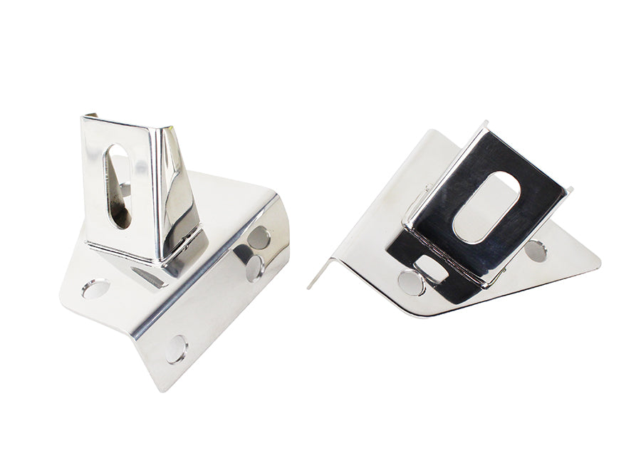 Kentrol Jeep CJ/YJ LED Light Bar Bracket Pair 76-95 CJ and Wrangler YJ Polished Silver Kentrol