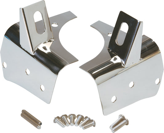 Kentrol Jeep TJ Light Bracket Pair 97-06 Wrangler TJ Polished Silver Kentrol