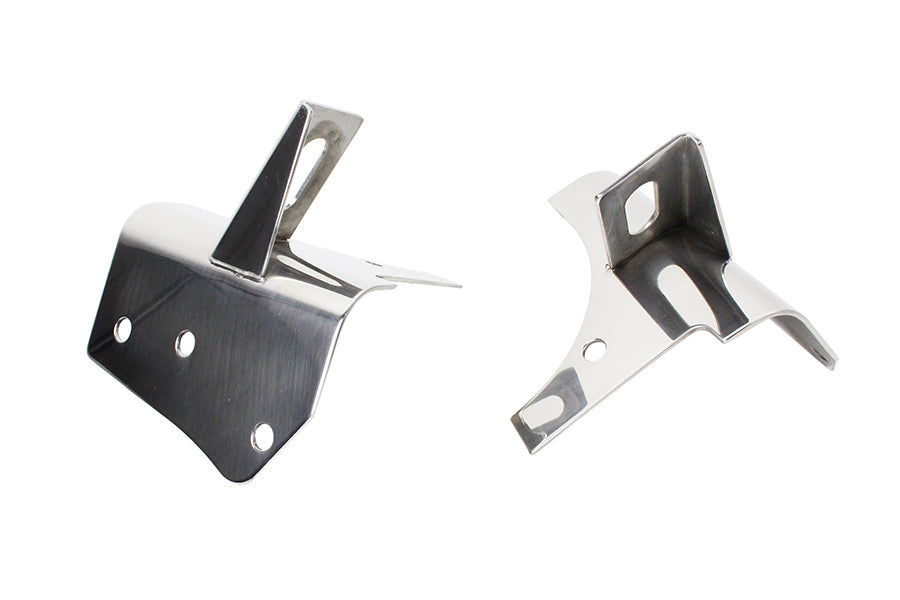 Kentrol Jeep TJ Light Bracket Pair 97-06 Wrangler TJ Polished Silver Kentrol