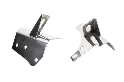 Jeep TJ Light Bracket Pair 97-06 Wrangler TJ Polished Silver Kentrol-1