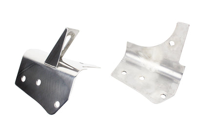 Jeep TJ Light Bracket Pair 97-06 Wrangler TJ Polished Silver Kentrol-2