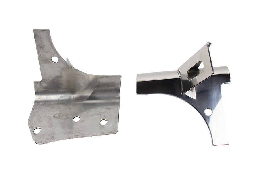 Kentrol Jeep TJ Light Bracket Pair 97-06 Wrangler TJ Polished Silver Kentrol