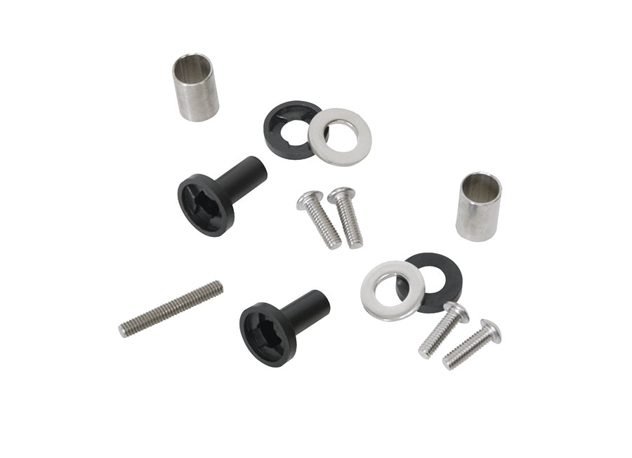 Kentrol Jeep YJ Mirror Relocation Bracket Pair 87-95 Wrangler TJ Polished Silver Kentrol