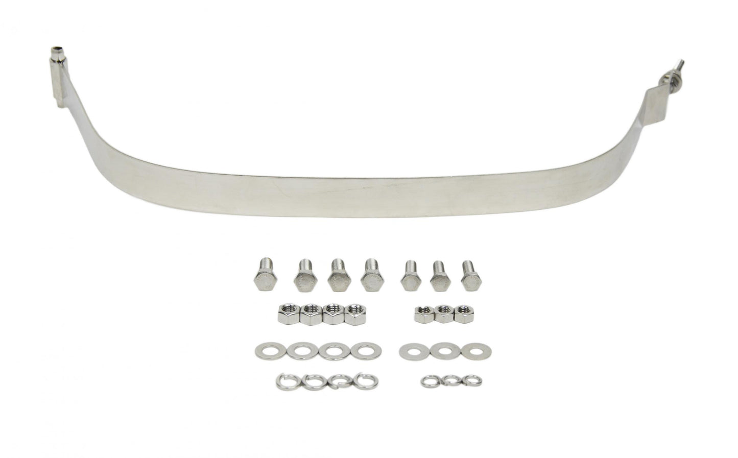 Kentrol Jeep CJ/YJ Gas Tank Skid Plate with strap 76-90 CJ and Wrangler YJ Polished Silver Kentrol