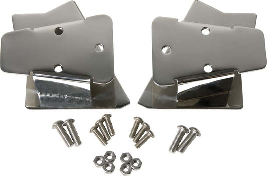 Kentrol Jeep TJ Mirror Relocation Bracket Pair 03-06 Wrangler TJ Polished Silver Kentrol