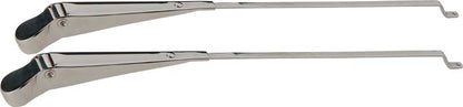 Jeep CJ Windshield Wiper Arms Pair 68-86 CJ Polished Silver Kentrol
