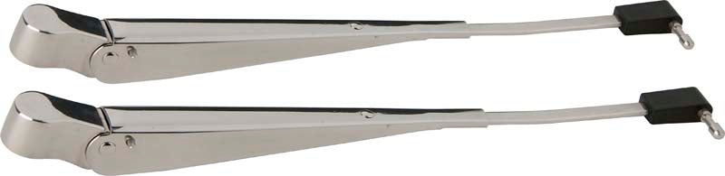 Kentrol Jeep YJ Windshield Wiper Arms Pair 87-95 Wrangler TJ Polished Silver Kentrol