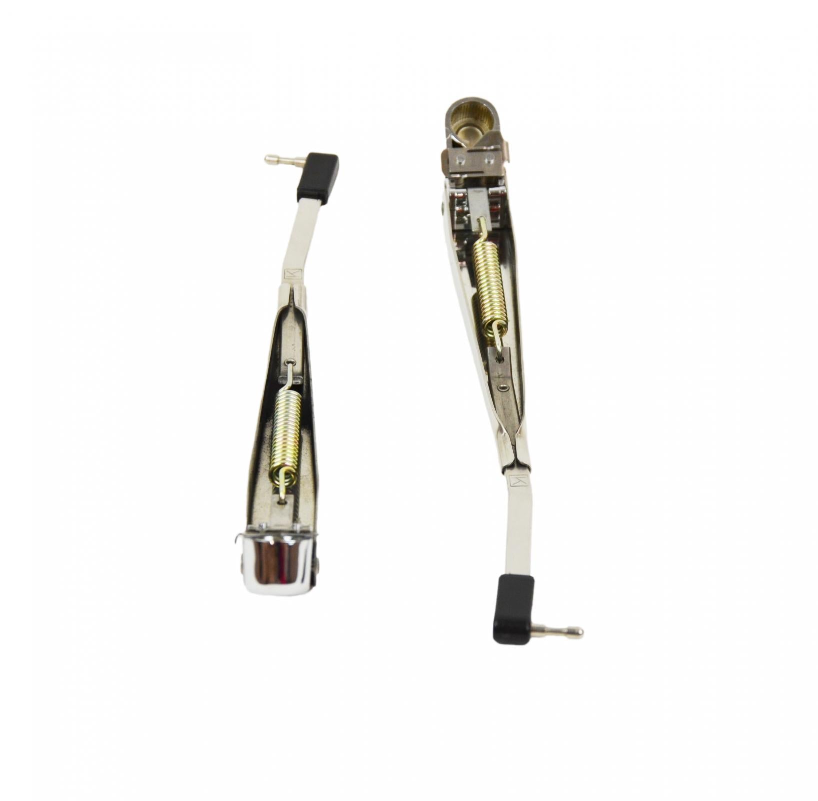 Kentrol Jeep YJ Windshield Wiper Arms Pair 87-95 Wrangler TJ Polished Silver Kentrol