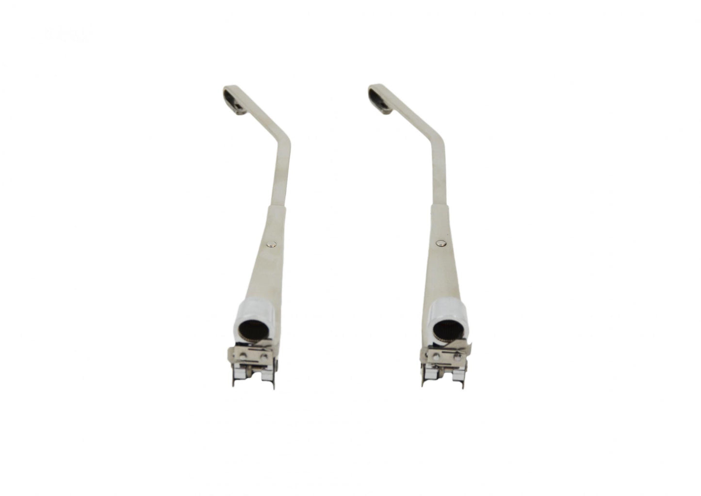 Kentrol Jeep TJ Windshield Wiper Arms Pair 97-06 Wrangler TJ Polished Silver Kentrol