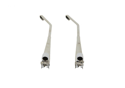 Jeep TJ Windshield Wiper Arms Pair 97-06 Wrangler TJ Polished Silver Kentrol-2