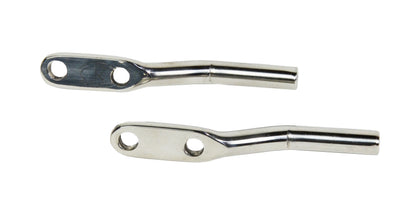 Jeep CJ/YJ Door Strap Pins Pair 76-95 CJ and Wrangler YJ Polished Silver Kentrol-2