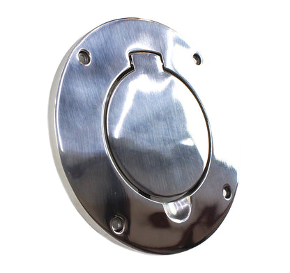 Jeep TJ Billet Style Gas Hatch 97-06 Wrangler TJ Polished Silver Kentrol-3