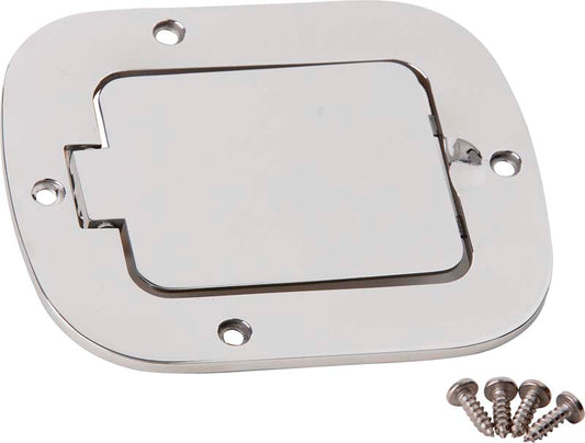 Kentrol Jeep CJ/YJ Billet Style Gas Hatch 77-95 CJ and Wrangler YJ Polished Silver Kentrol