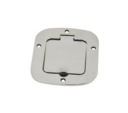 Jeep CJ/YJ Billet Style Gas Hatch 77-95 CJ and Wrangler YJ Polished Silver Kentrol-1