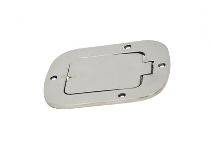 Jeep CJ/YJ Billet Style Gas Hatch 77-95 CJ and Wrangler YJ Polished Silver Kentrol-3