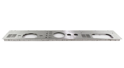 Jeep CJ Dash Panel Without Radio Opening 76-86 CJ Brushed Silver Kentrol-1