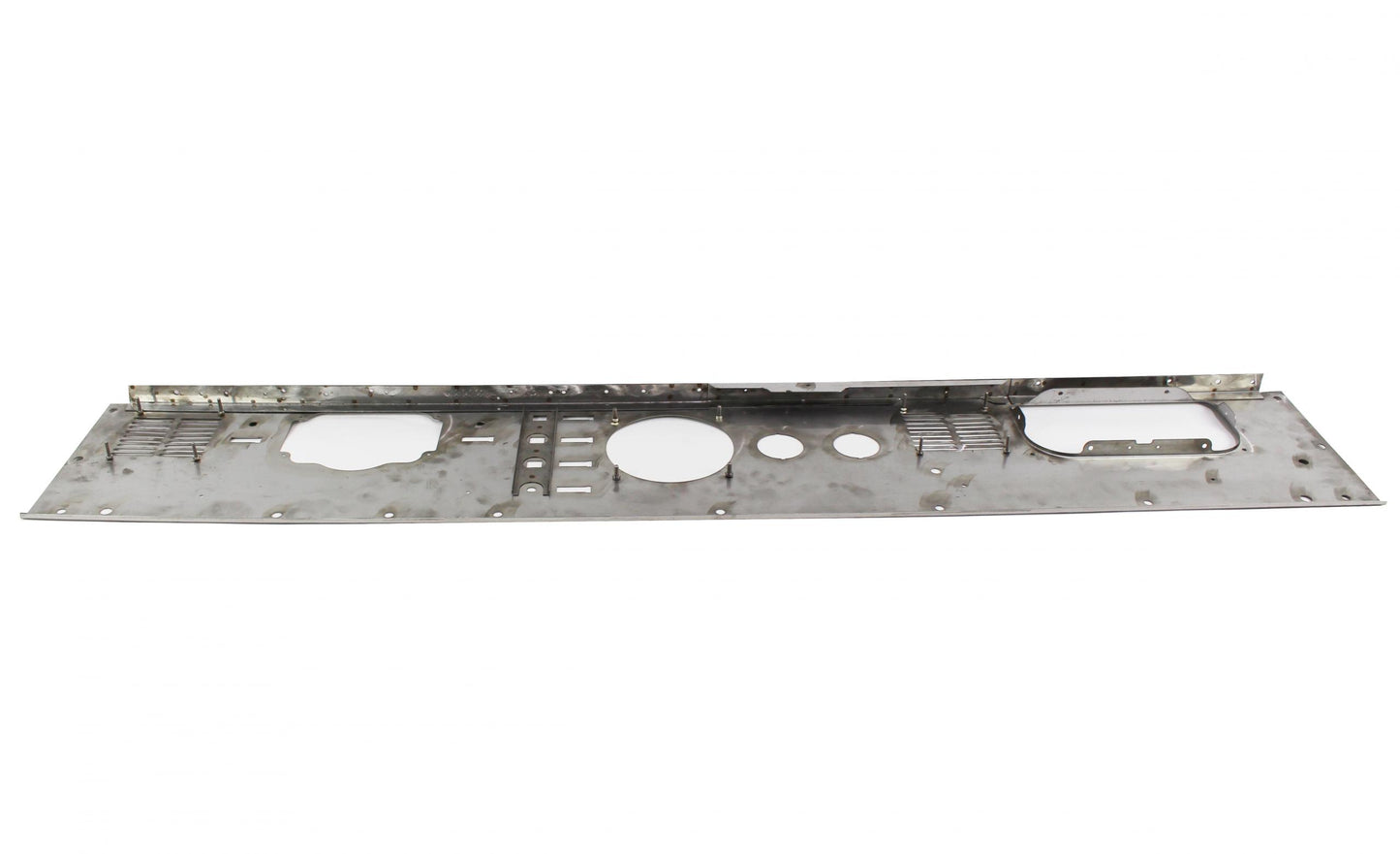 Kentrol Jeep CJ Dash Panel Without Radio Opening 76-86 CJ Brushed Silver Kentrol