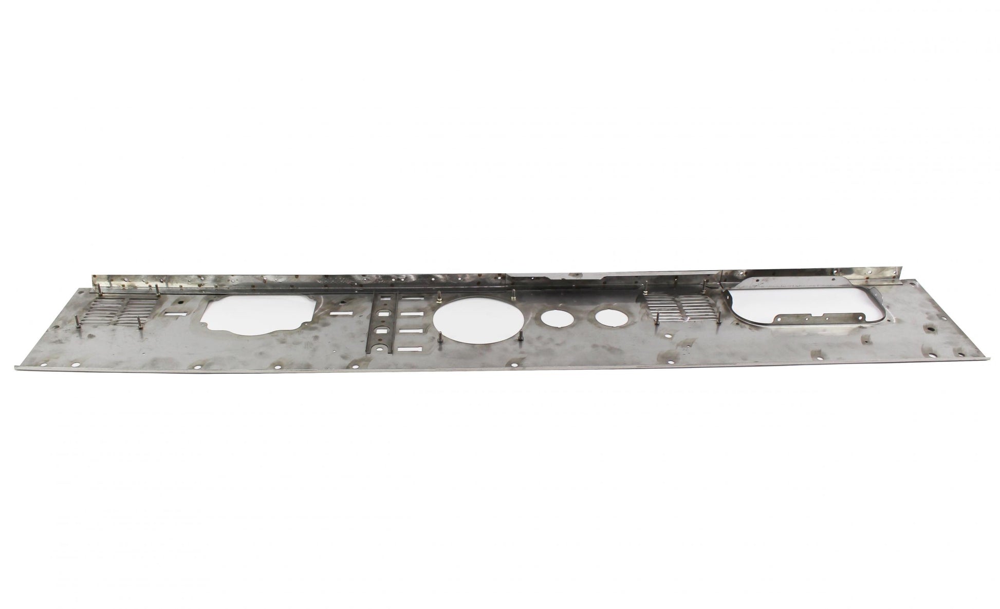 Kentrol Jeep CJ Dash Panel Without Radio Opening 76-86 CJ Brushed Silver Kentrol