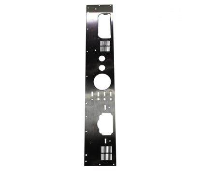 Jeep CJ Dash Panel Without Radio Opening 76-86 CJ Brushed Silver Kentrol-3