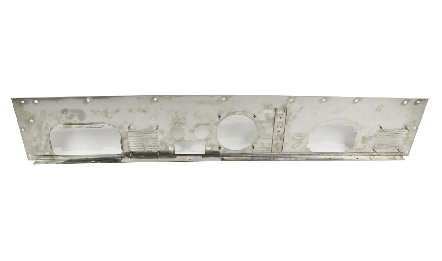 Kentrol Jeep CJ Dash Panel (with radio opening) 77-86 CJ Brushed Silver Kentrol