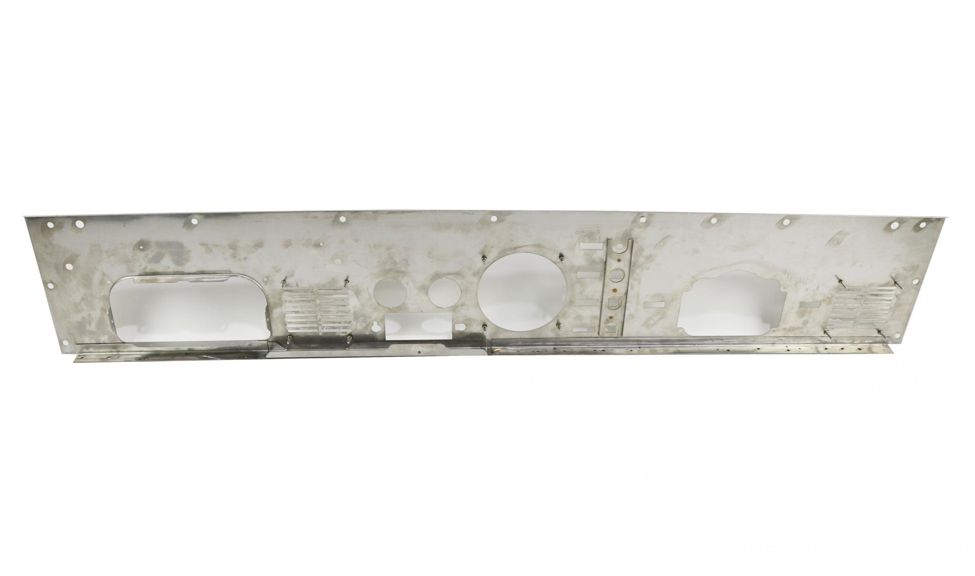 Kentrol Jeep CJ Dash Panel (with radio opening) 77-86 CJ Brushed Silver Kentrol