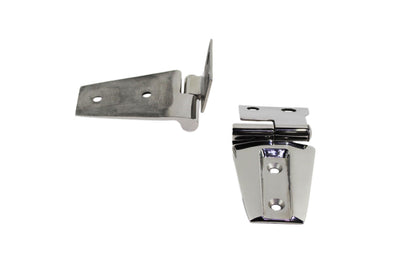 Jeep JK Hood Hinge Pair 07-18 Wrangler JK Polished Silver Kentrol-3