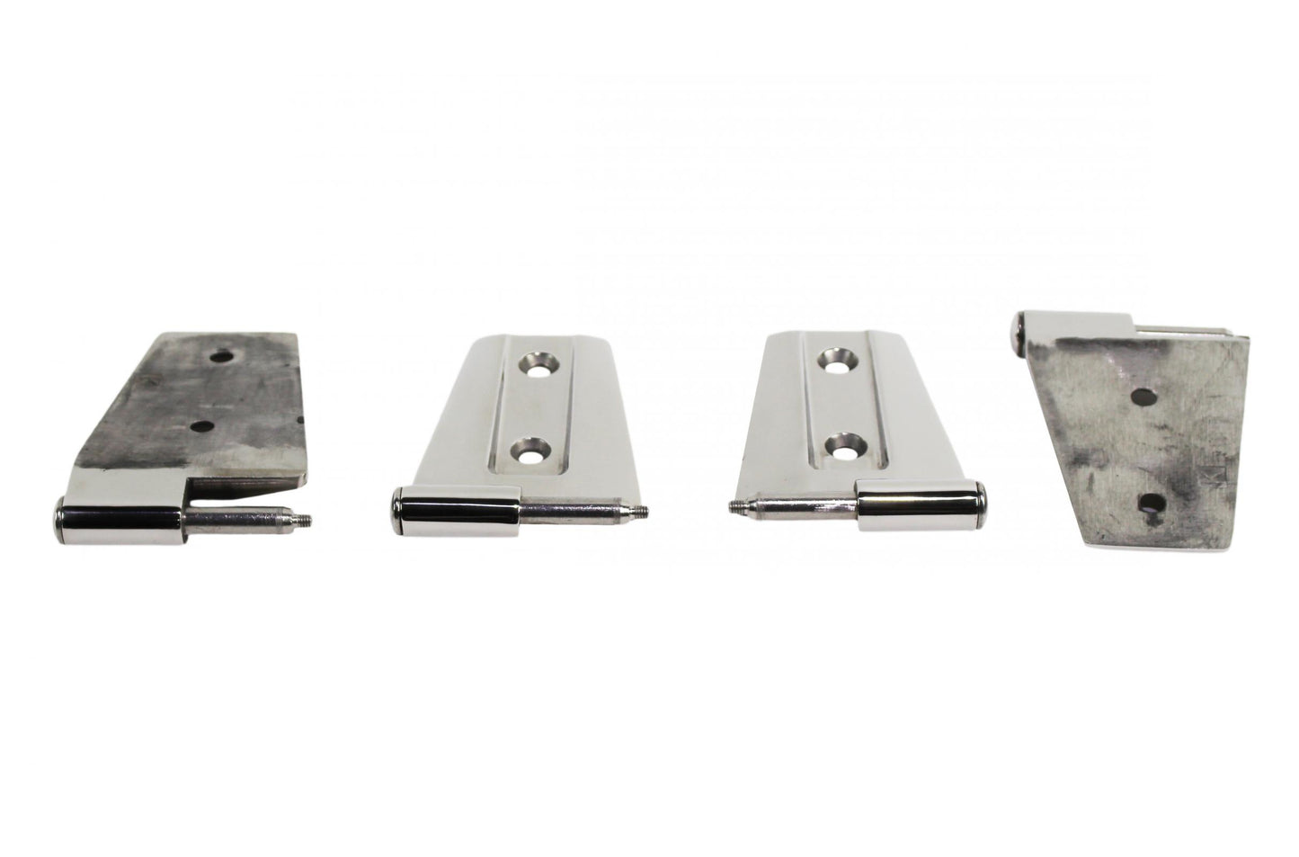Kentrol Jeep JK Door Hinge Set 4 Pieces 2 Door 07-18 Wrangler JK Polished Silver Kentrol