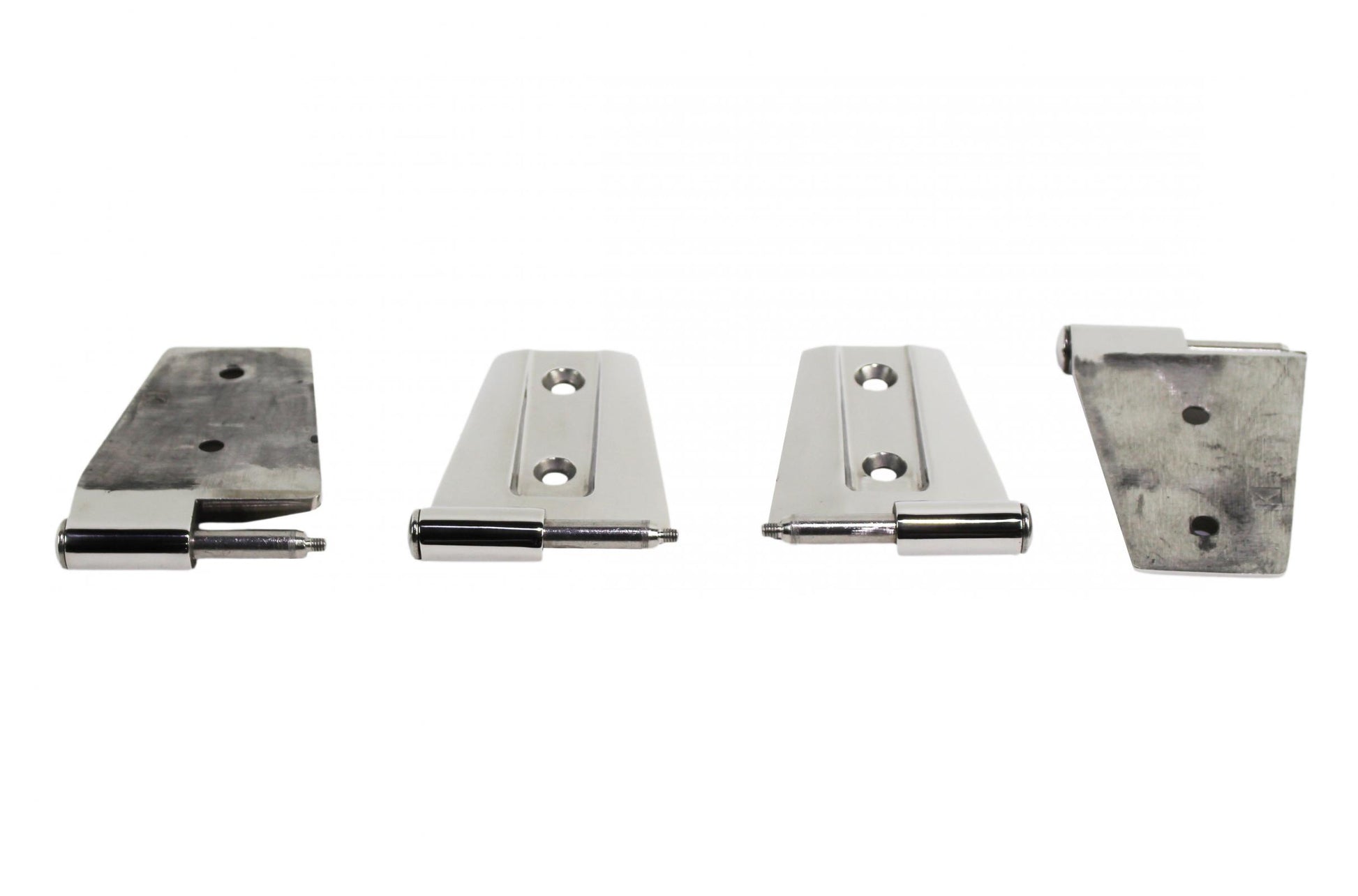 Kentrol Jeep JK Door Hinge Set 4 Pieces 2 Door 07-18 Wrangler JK Polished Silver Kentrol