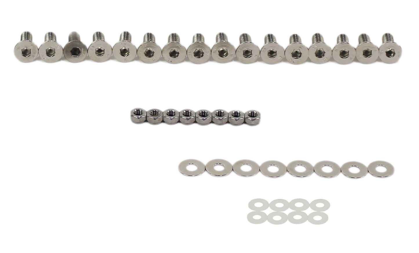 Kentrol Jeep JK Door Hinge Set 8 Pieces 4 Door 07-18 Wrangler JK Polished Silver Kentrol