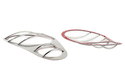 Jeep JK Headlight Guards Pair 07-18 Wrangler JK Polished Silver Kentrol-3