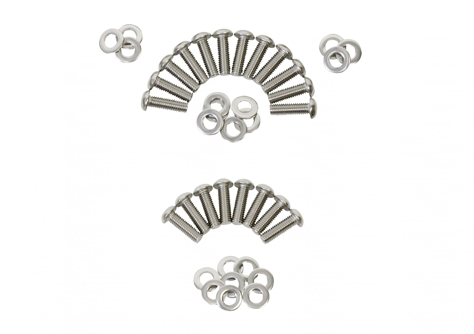 Kentrol Jeep JK Body Door Hinge Set 8 Pieces 4 Door 07-18 Wrangler JK Polished Silver Kentrol