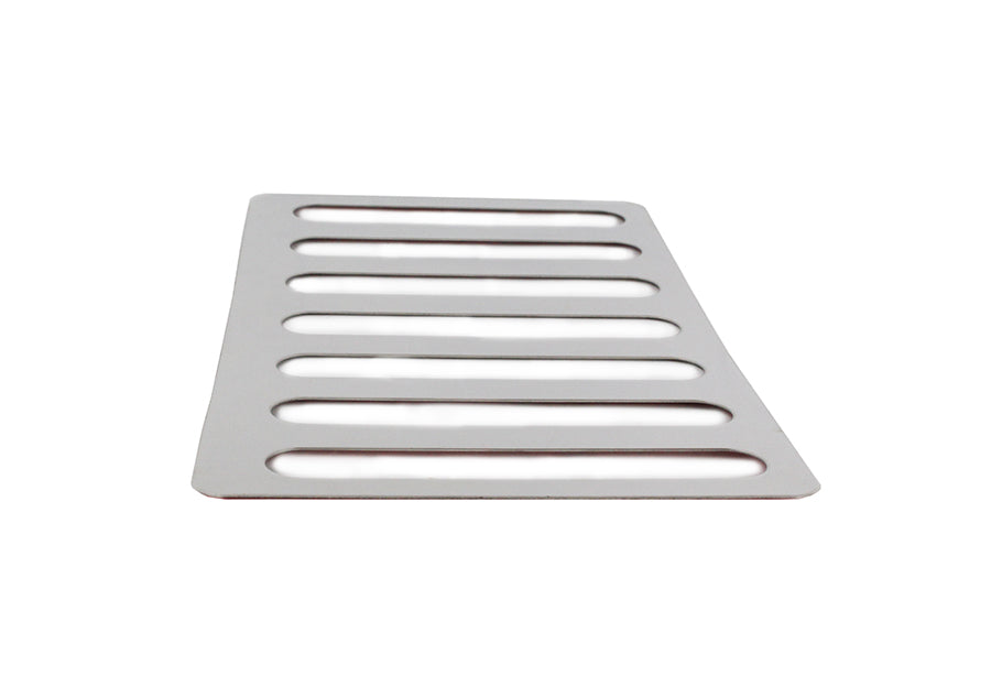 Kentrol Jeep JK Hood Vent 07-18 Wrangler JK Polished Silver Kentrol