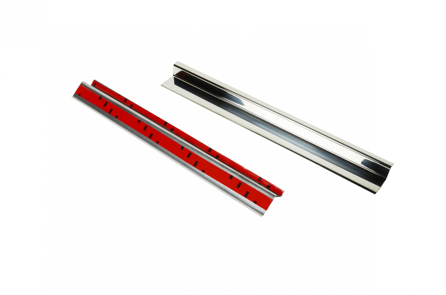 Kentrol Jeep JK Entry Guards Pair 2 Door 07-18 Wrangler JK Polished Silver Kentrol