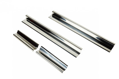 Jeep JK Entry Guards 4 Pieces 4 Door 07-18 Wrangler JK Polished Silver Kentrol-1