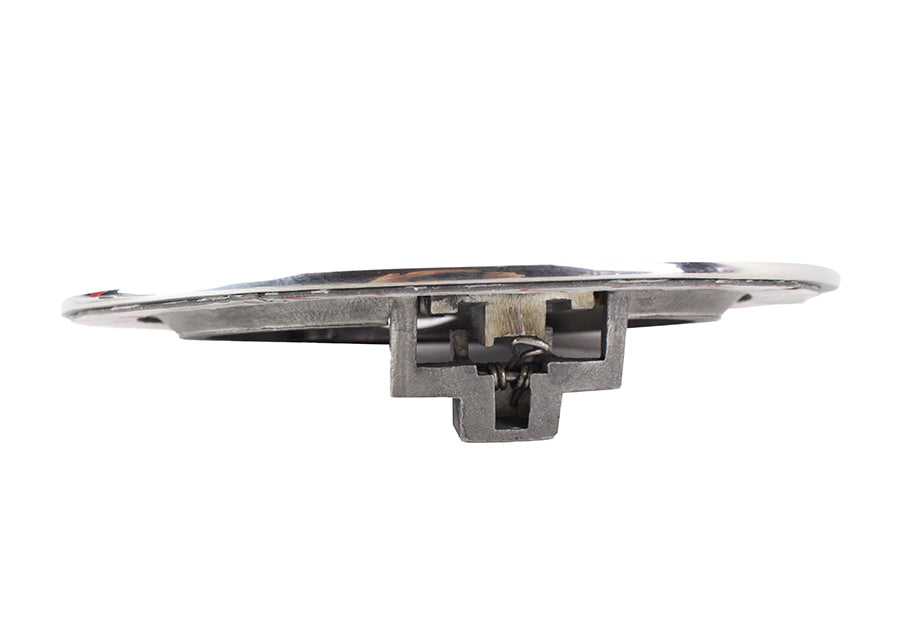 Kentrol Jeep JK Billet Style Gas Hatch 07-18 Wrangler JK Polished Silver Kentrol