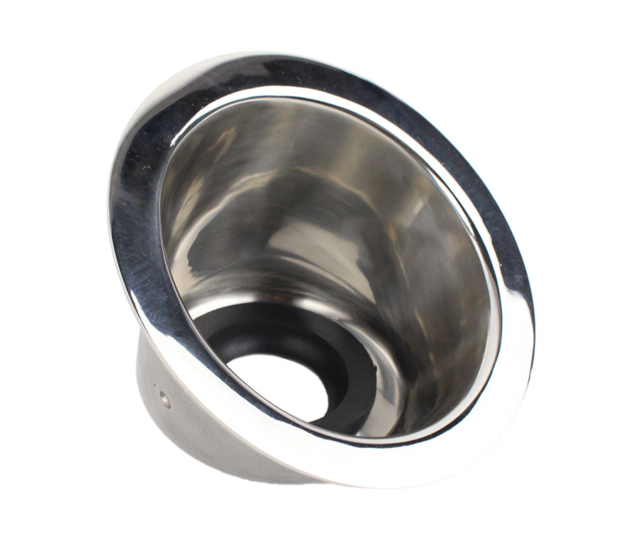 Kentrol Jeep JK Gas Filler Neck 2 Door 07-18 Wrangler JK Polished Silver Kentrol