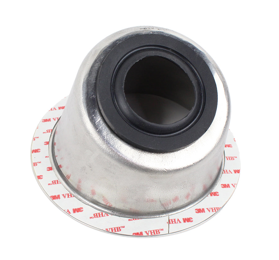 Kentrol Jeep JK Gas Filler Neck 2 Door 07-18 Wrangler JK Polished Silver Kentrol