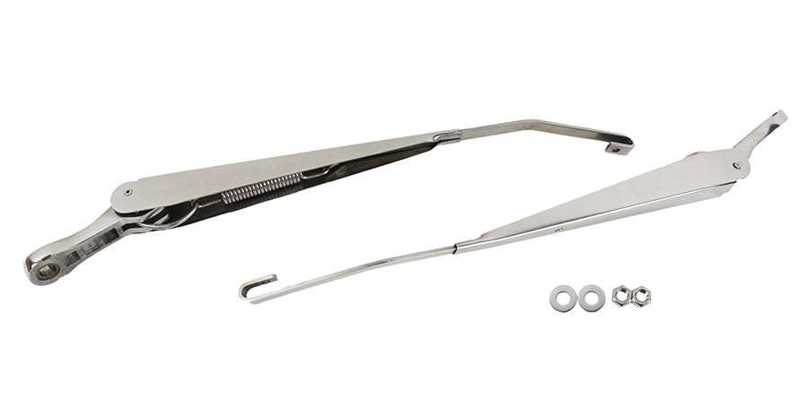 Kentrol Jeep JK Windshield Wiper Arms Pair 07-18 Wrangler JK Polished Silver Kentrol