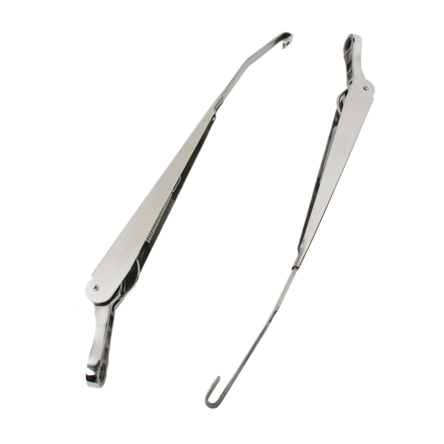 Kentrol Jeep JK Windshield Wiper Arms Pair 07-18 Wrangler JK Polished Silver Kentrol