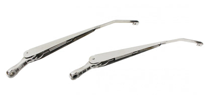 Jeep JK Windshield Wiper Arms Pair 07-18 Wrangler JK Polished Silver Kentrol-2