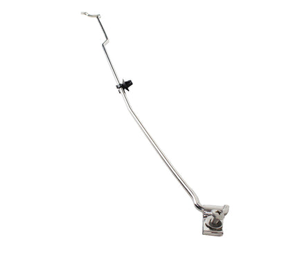 Jeep JK Hood Prop Rod 07-18 Wrangler JK Polished Silver Kentrol-2