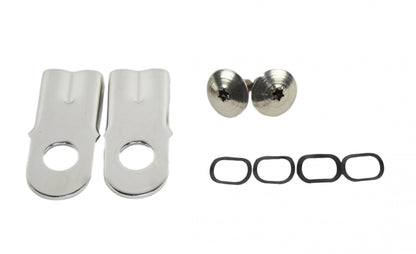 Jeep CJ Tailgate Pivot Latch Assembly Fiberglass Body 76-86 CJ Polished Silver Kentrol-2
