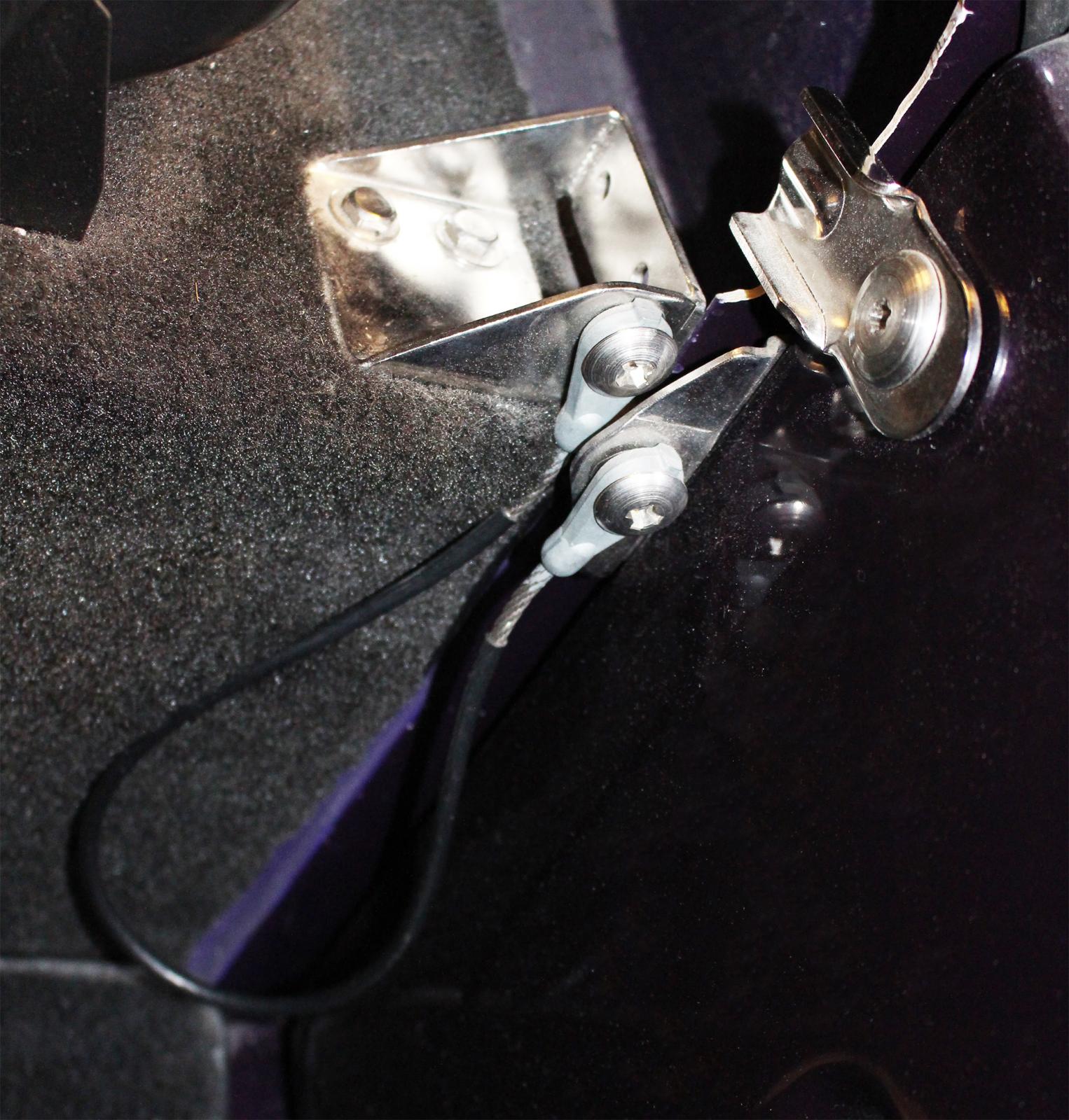 Kentrol Jeep CJ Tailgate Pivot Latch Assembly Fiberglass Body 76-86 CJ Polished Silver Kentrol