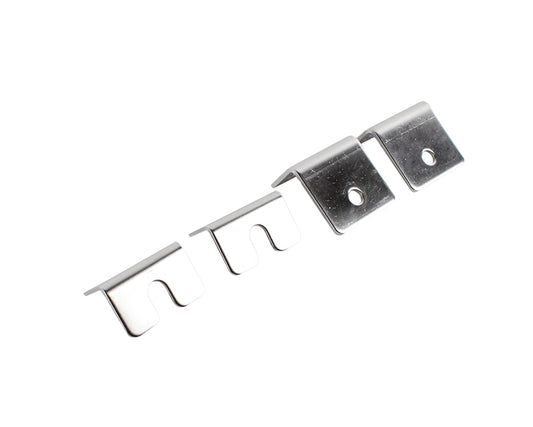 Jeep CJ Strut Rod Mounting Brackets 4 Pieces Fiberglass 72-86 CJ Polished Silver Kentrol-1