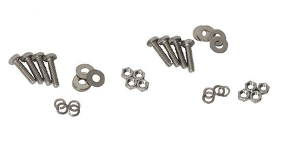 Jeep CJ Strut Rod Mounting Brackets 4 Pieces Fiberglass 72-86 CJ Polished Silver Kentrol-4